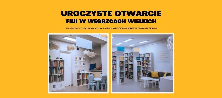 Uroczyste otwarcie Filii bibliotecznej w Węgrzcach Wielkich po remoncie