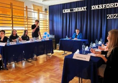 Debata pokazowa w Szkole Podstawowej w Węgrzcach Wielkich