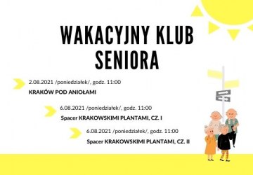 Wakacyjny Klub Seniora z biblioteką!