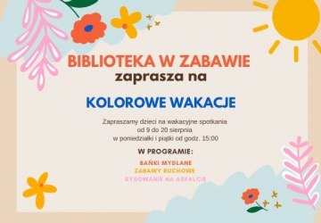 KOLOROWE WAKACJE W ZABAWIE
