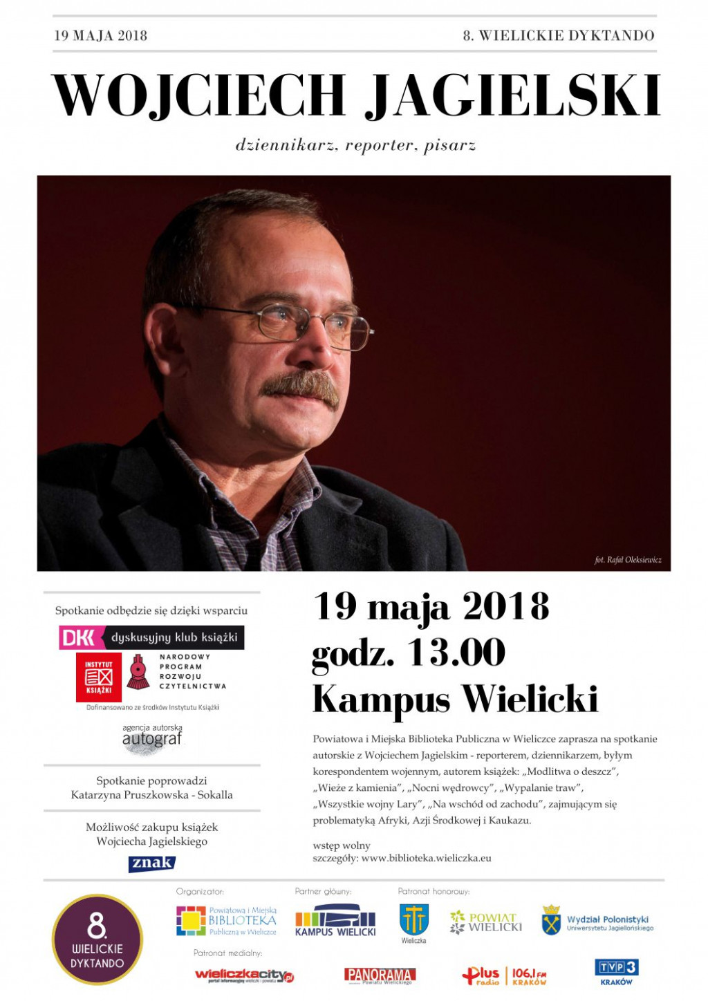 Spotkanie autorskie z Wojciechem Jagielskim