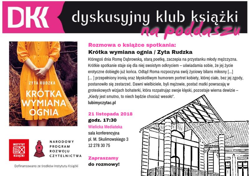 Listopadowy DKK w Wielickiej Mediatece