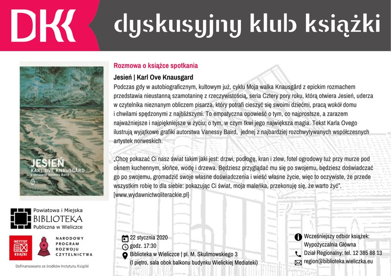 Dyskusyjny Klub Książki (I 2020) + RELACJA