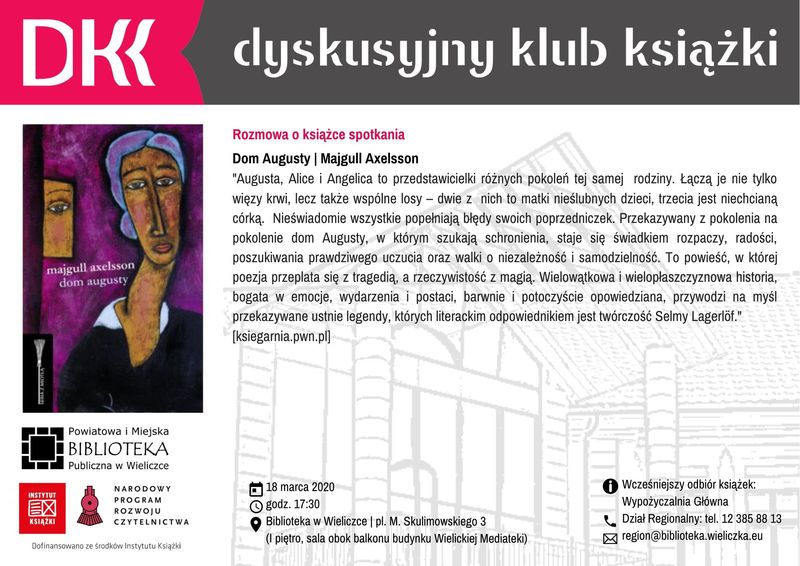 Dyskusyjny Klub Książki (III 2020)