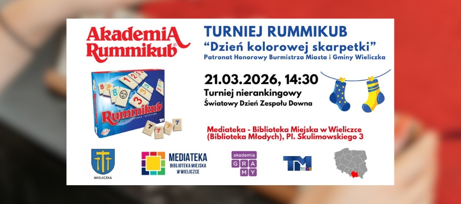 Turniej Rummikub w Wieliczce – „Dzień Kolorowej Skarpetki”