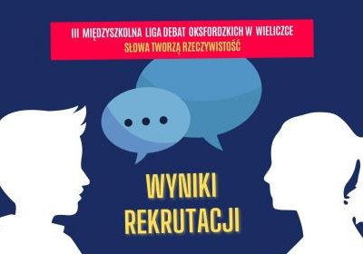 Międzyszkolna Liga Debat Oksfordzkich – wyniki rekrutacji