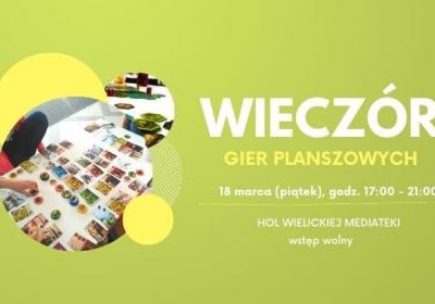 Wieczór planszówek w marcu