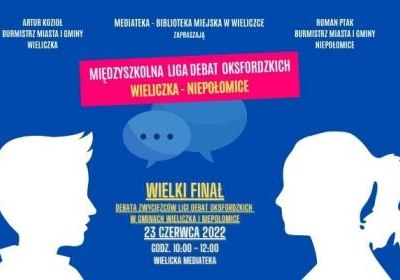 Wielki Finał Ligi Debat Oksfordzkich Wieliczka – Niepołomice