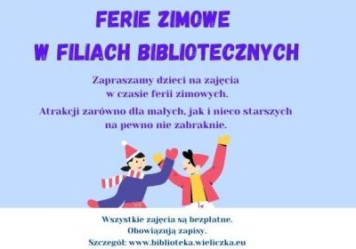 Ferie w filiach bibliotecznych