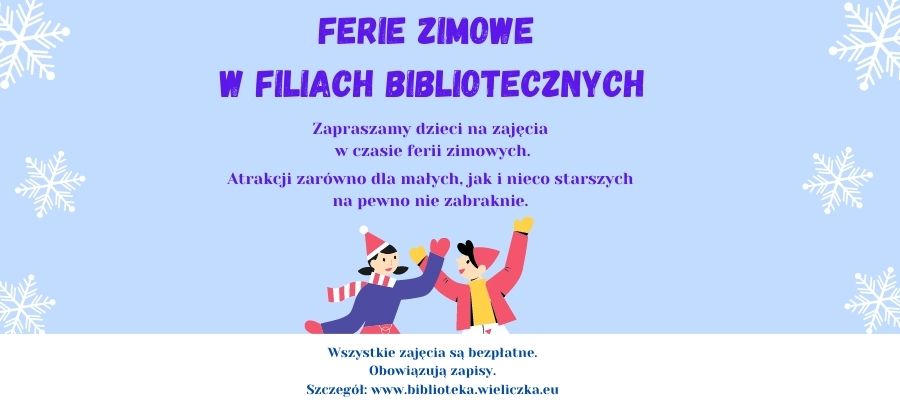 Ferie w filiach bibliotecznych