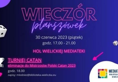 Turniej Eliminacyjny MP Catan 2023 i wieczór planszówek