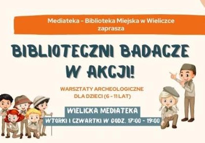 Biblioteczni badacze w akcji – warsztaty archeologiczne dla dzieci