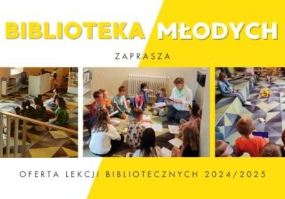 Biblioteka Młodych – oferta lekcji bibliotecznych 2024/2025