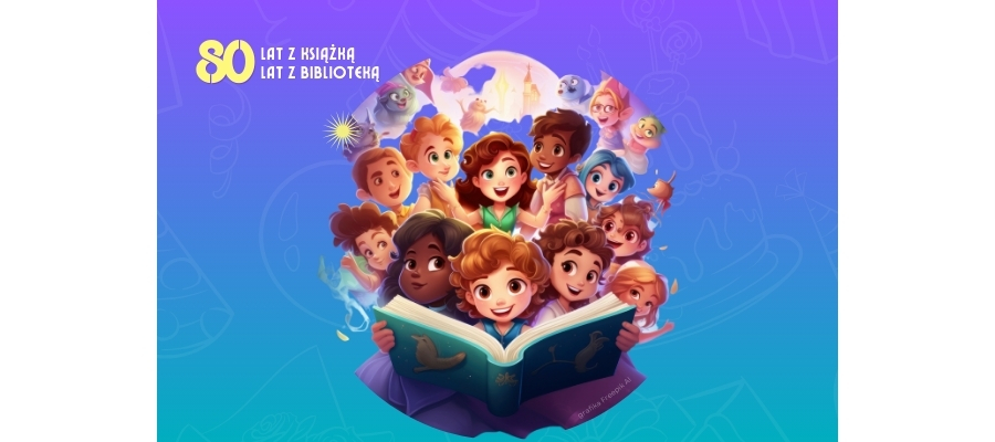 80 lat z książką, 80 lat z biblioteką!