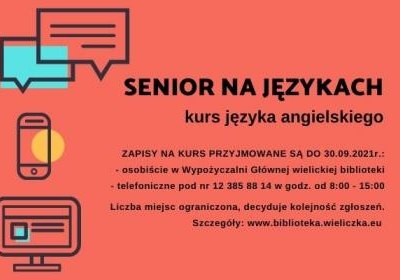 „Senior na językach” w wielickiej bibliotece