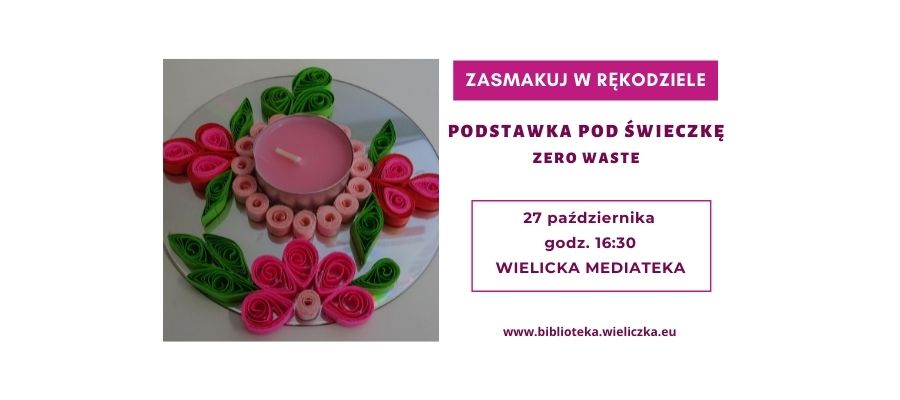 Podstawka pod świeczkę – Zero Waste