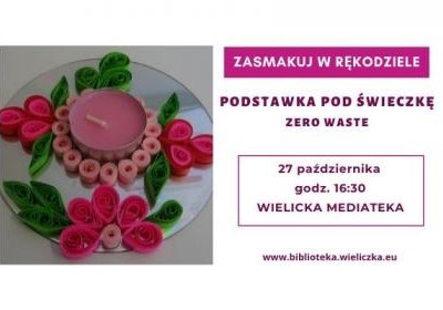 Podstawka pod świeczkę – Zero Waste