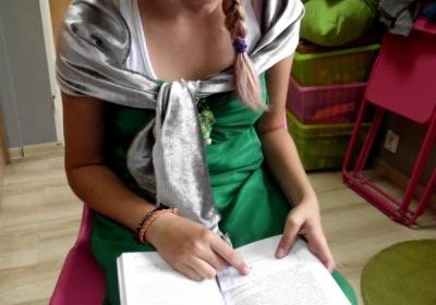 Roszpunka w bibliotece