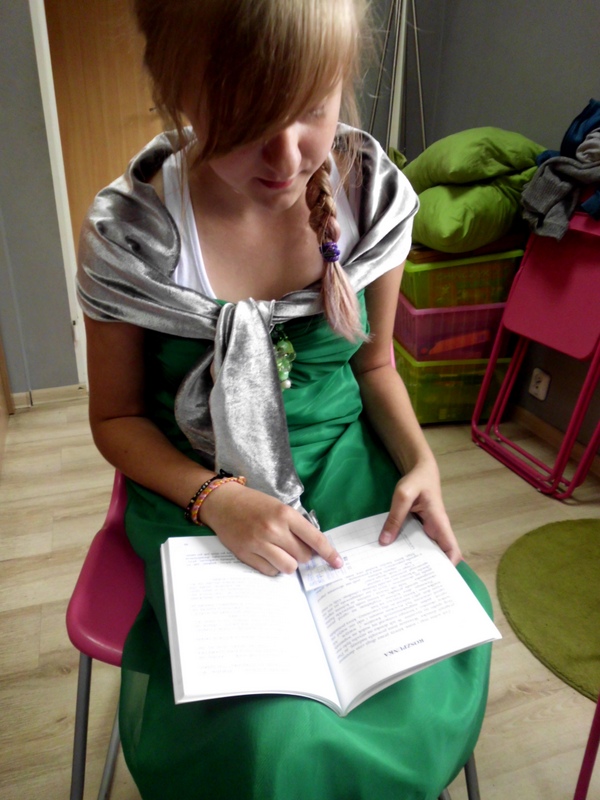 Roszpunka w bibliotece