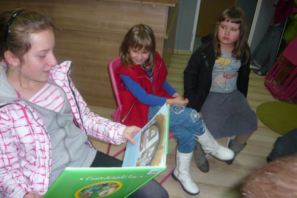 Spotkanie ze smokiem w bibliotece