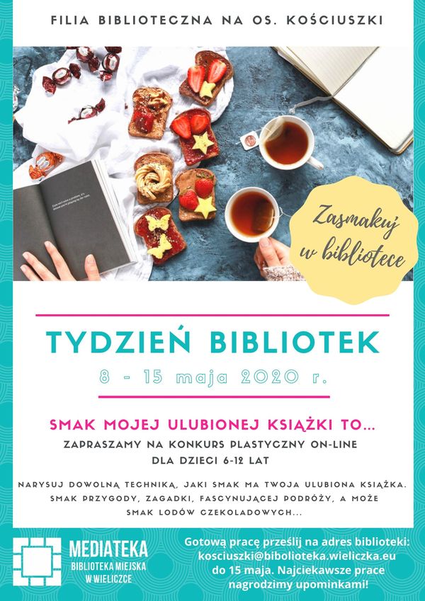 Tydzień Bibliotek – pod hasłem ”Zasmakuj w bibliotece”