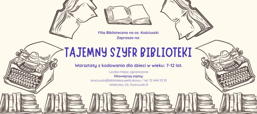 Kodowanie w bibliotce na os. Kościuszki