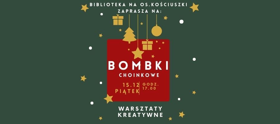 Warsztaty twórcze – bombki choinkowe