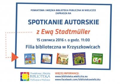 Spotkanie autorskie z Ewą Stadtmuller