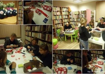 Ostatnie zajęcia z cyklu „TWÓRCZE CZWARTKI z biblioteką”