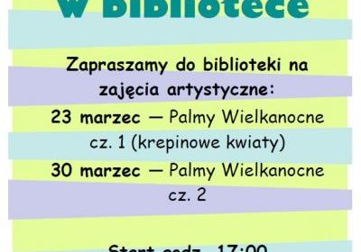 Twórcze Czwartki w bibliotece