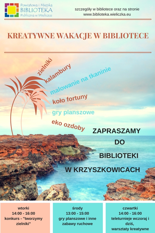 Kreatywne wakacje w bibliotece