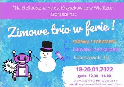 Zimowe trio na ferie