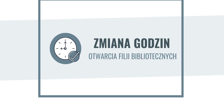 9 września zmiana godzin otwarcia filii bibliotecznej w Krzyszkowicach