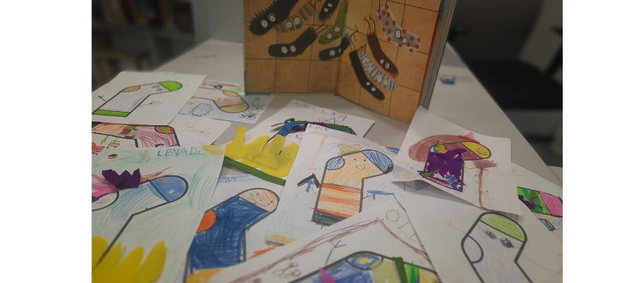 Kwietniowe lekcje biblioteczne z przedszkolakami