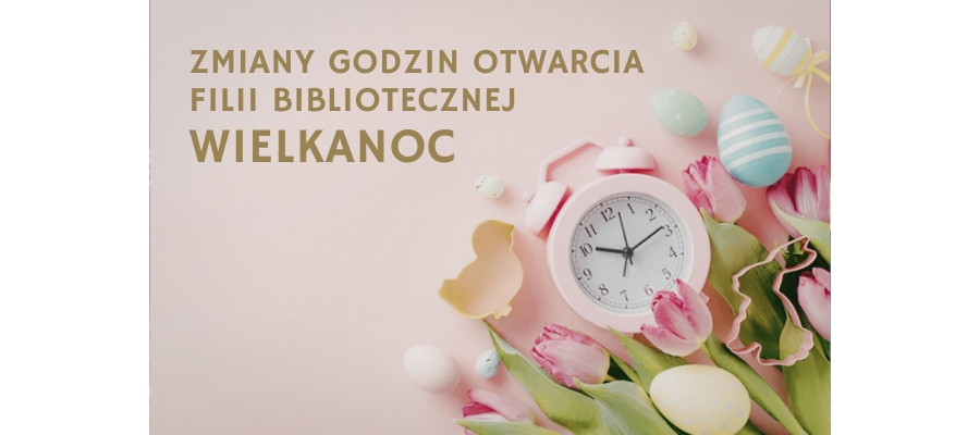 2 i 9 kwietnia filia biblioteczna na os. Krzyszkowice nieczynna