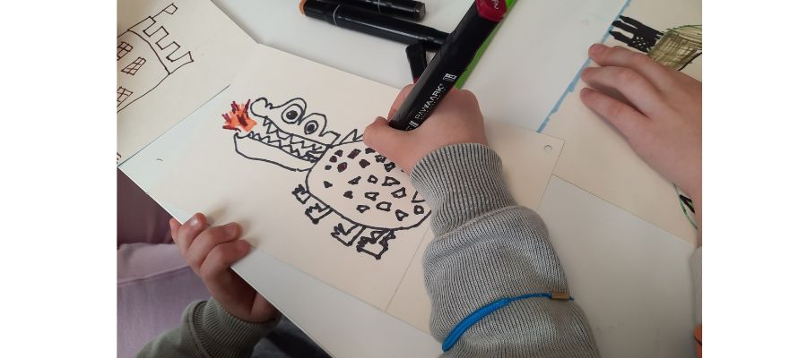 Teatrzyk Kamishibai z przedszkolem Puchatkowo