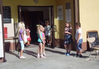 Święto plonów w Chorągwicy.