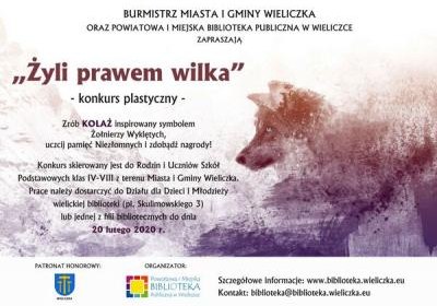 „Żyli prawem wilka”- konkurs plastyczny