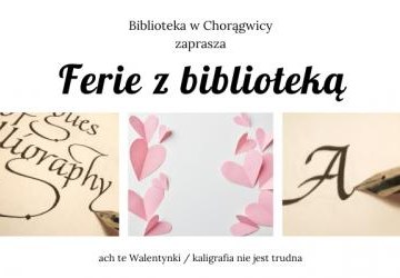 Biblioteczne ferie w Chorągwicy