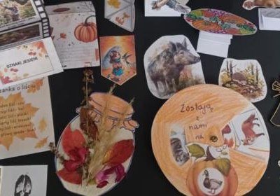 Inny wymiar książki – jesienne lapbooki