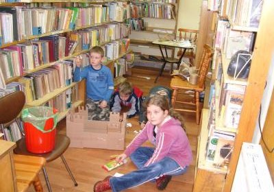 Ferie w bibliotece w Koźmicach Wielkich