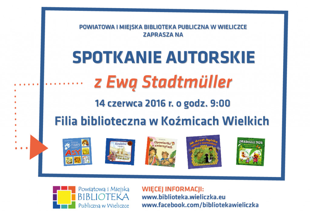 Spotkanie autorskie z Ewą Stadtmuller