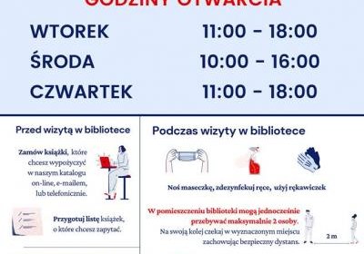 Od 1 lutego otwieramy filię biblioteczną w środę!