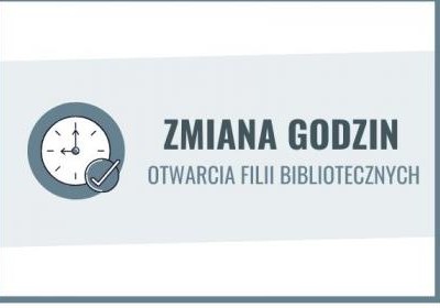 4 września zmiana godzin otwarcia filii bibliotecznej w Koźmicach Wielkich