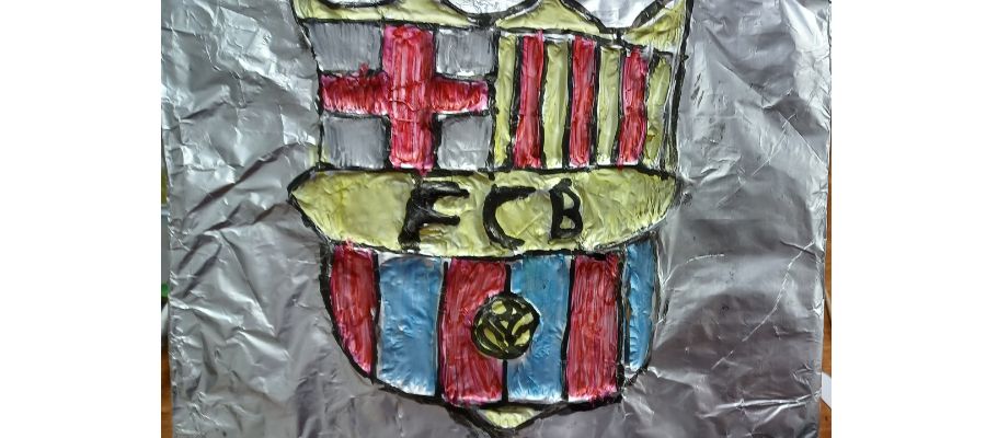 Srebrne prace, czyli obrazy z folii aluminiowej