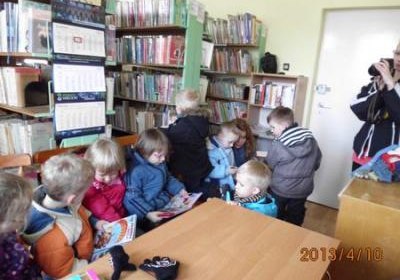 Lekcja biblioteczna dla przedszkolaków