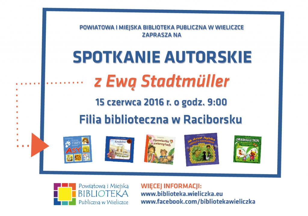 Spotkanie autorskie z Ewą Stadtmuller
