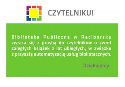 Prośba o zwrot zaległych książek