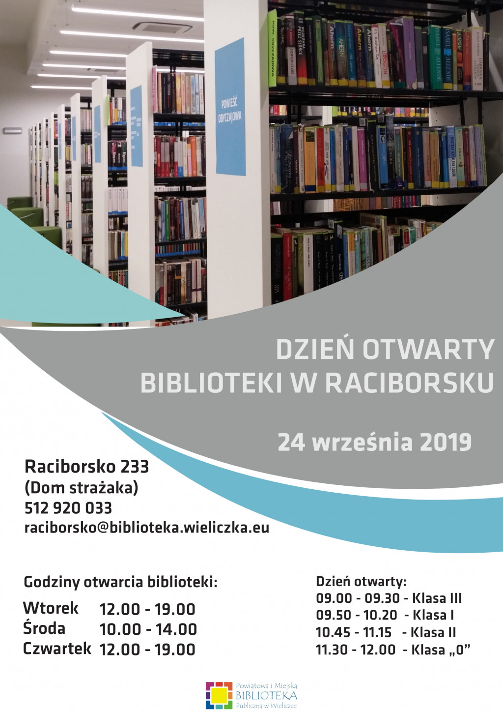 Filia biblioteczna w Raciborsku w nowym lokalu!!!