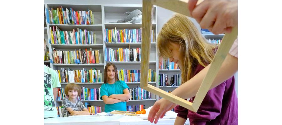 Zajęcia wakacyjne w bibliotece w Raciborsku